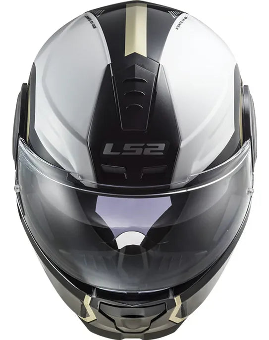 CASCO ABATIBLE LS2 SCOPE II ARCH BCO/TITANIUM FF902 SIN PINLOCK