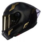 Casco X-804 RS Ultra Carbon Aureo 330 Ngo/Dorado Nolan