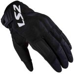 GUANTES VEL LS2 NEGRO SILVA TEXTIL