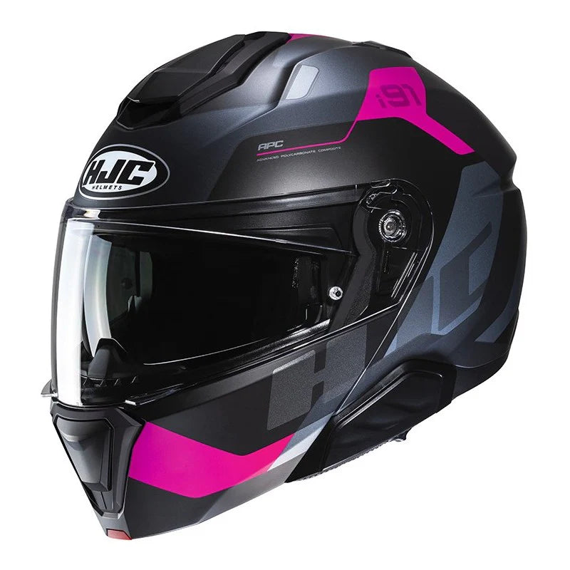 i91 CARST MC8SF Ngo/Gris/Rosa  HJC