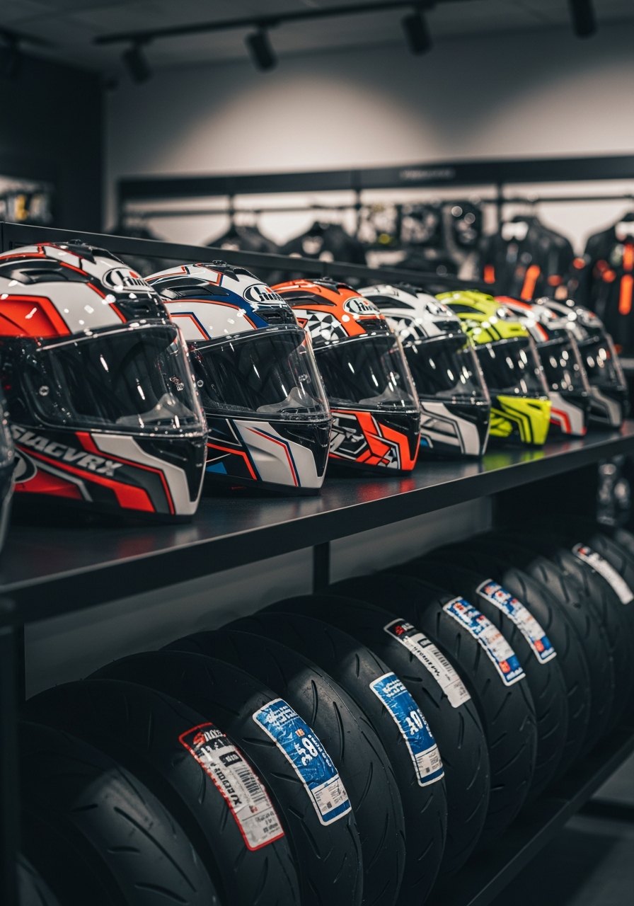 Cliente disfrutando productos de Motos Empire